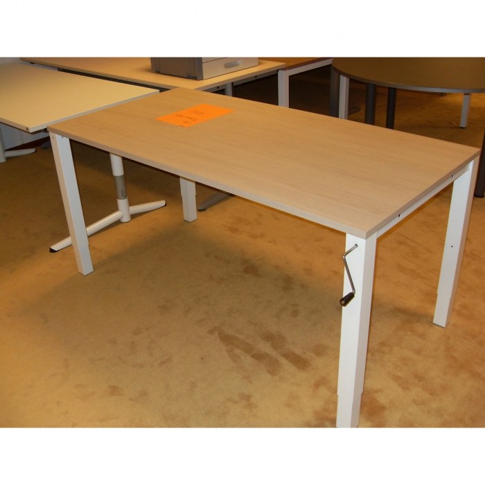 Bureautafel met slingerverstelling 160 x 80 cm 