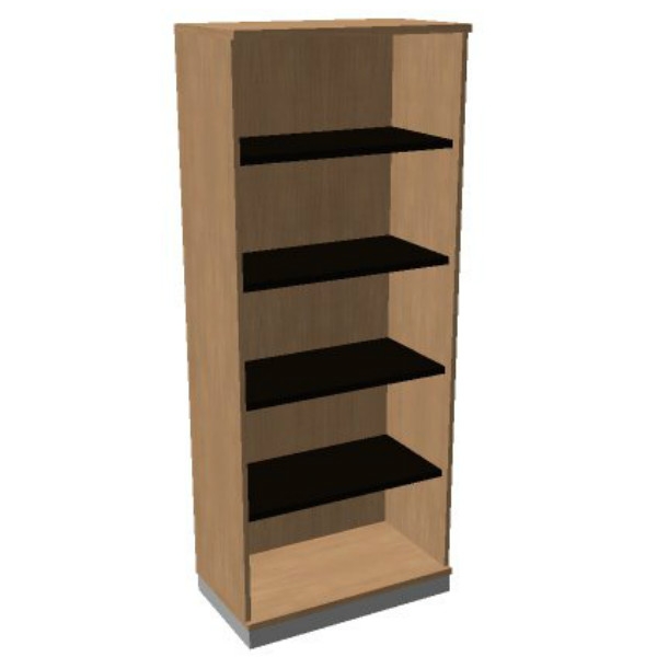 OKA houten open kast 197,1x80x45 cm 