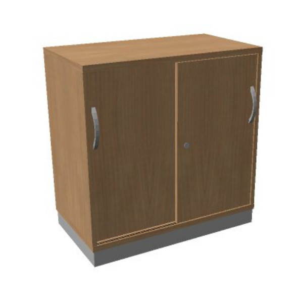 OKA houten schuifdeurkast 82x80x45 cm 