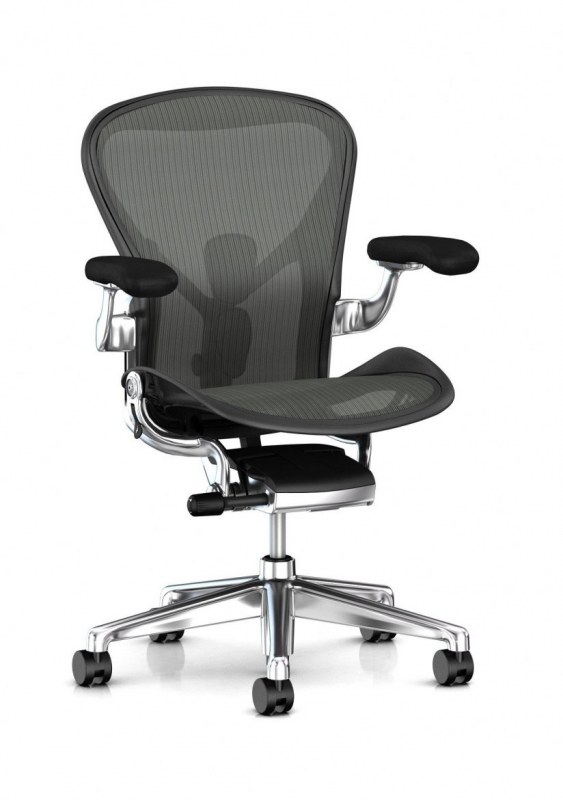 Herman Miller Aeron gepolijste uitvoering maat C 