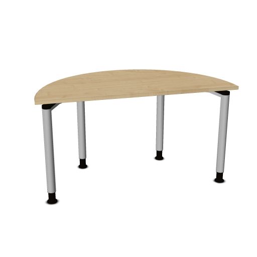 OKA Vergadertafel DeskLine1 halfrond 
