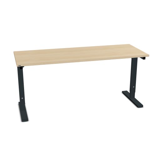 winnen toeter Formuleren Assmann Sympas bureau T-Poot 180 x 60 cm - Bureaus 60 cm diep -  Kantoorinrichtingkopen.nl