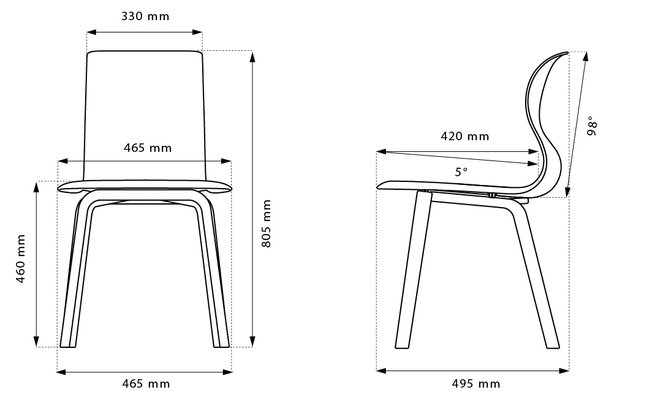 Flötotto Pro Chair houten onderstel  30.095.632 3