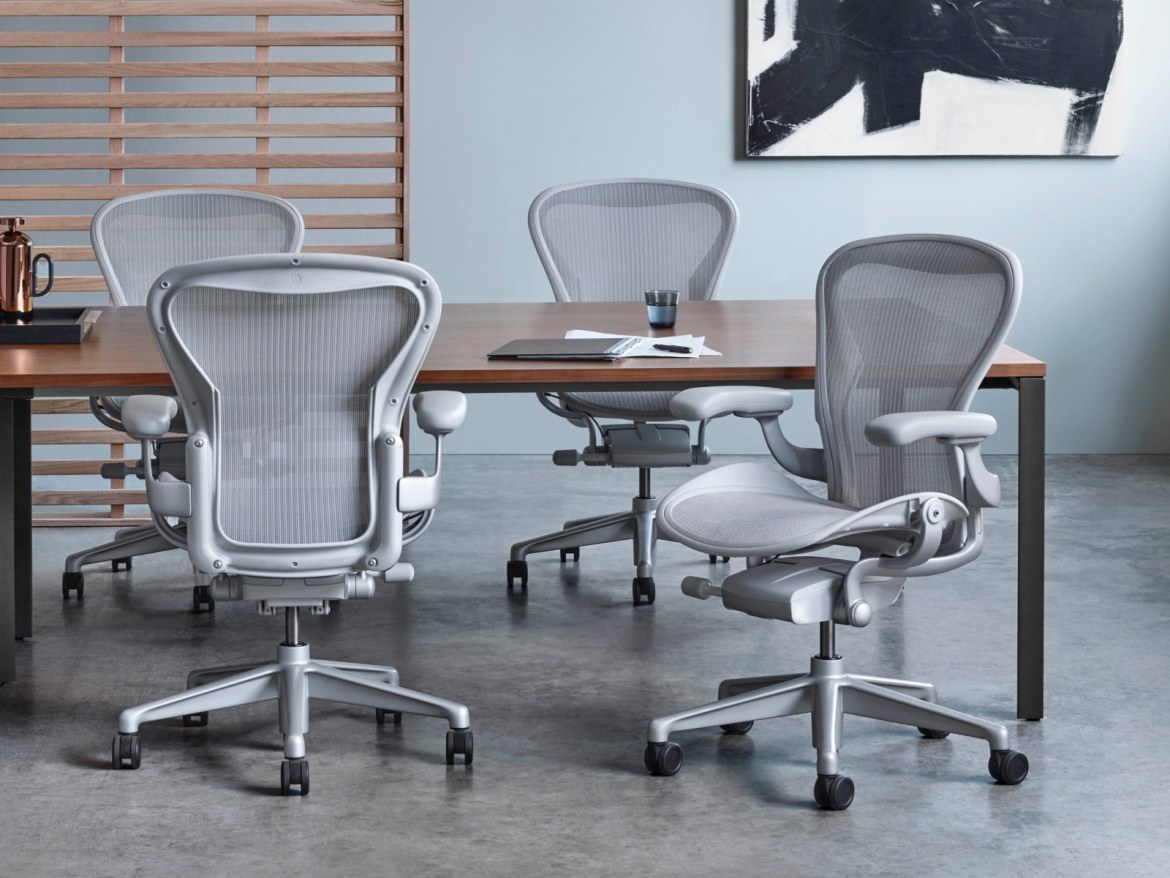 gastvrouw landen Fysica Herman Miller Aeron bureaustoel - Bureaustoelen - Kantoorinrichtingkopen.nl