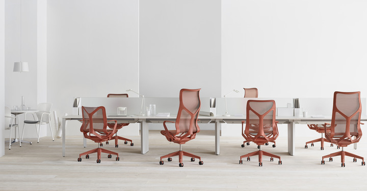 Onderzoek Articulatie Behandeling Herman Miller Cosm bureaustoel glacier hoge rug - Bureaustoelen -  Kantoorinrichtingkopen.nl