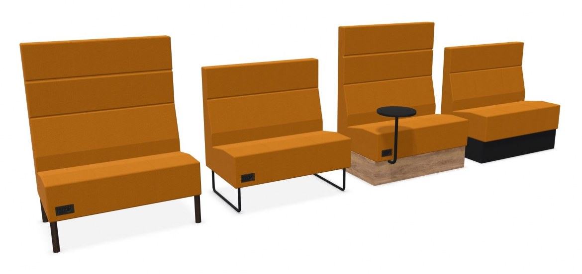 Softrend Meeter modulaire loungebank - samen te stellen middels de configurator