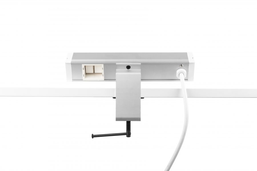 Thovip Power Desk up 2 x stroom + 2 USB charger + 1 x leeg (alu/wit)    4730017.02020100.001 2