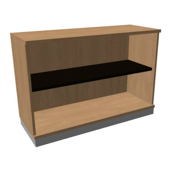 OKA houten open kast 82x120x45 cm 