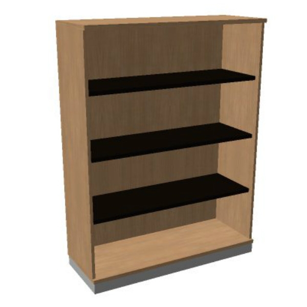 OKA houten open kast 158,7x120x45 cm