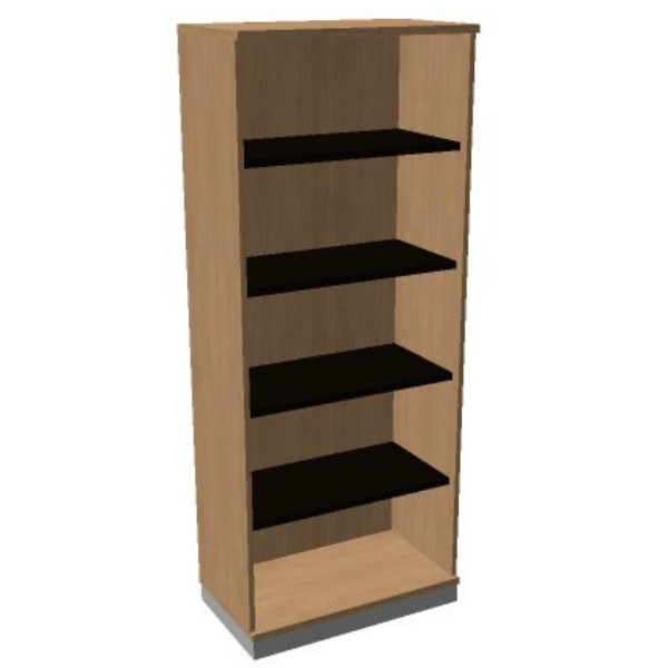 OKA houten open kast 197,1x80x45 cm