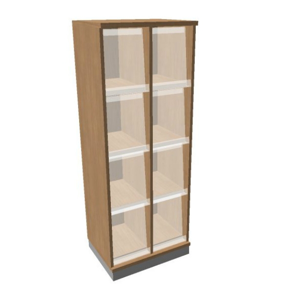 OKA houten documentatiekast 158,7x60x45 cm 
