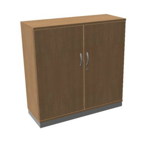 OKA houten draaideurkast 120,3x120x45 cm 