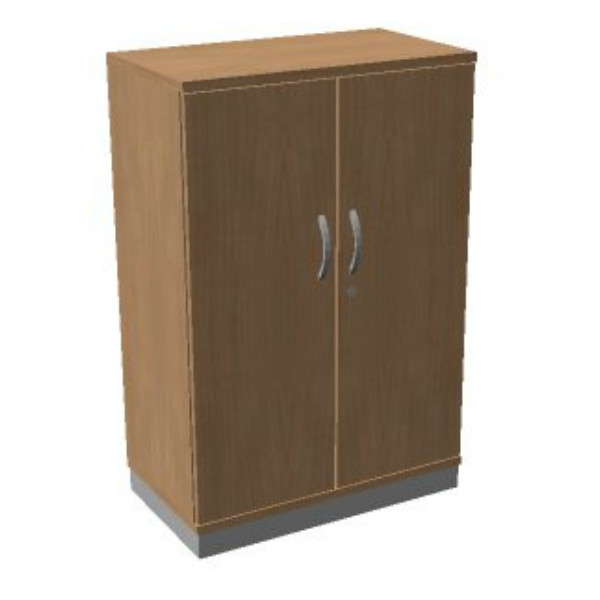 OKA houten draaideurkast 120,3x80x45 cm 