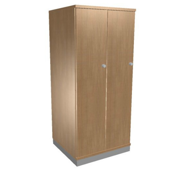 Oka houten garderobekast 2 deurs 158cm 