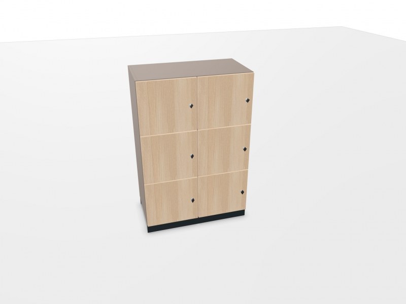 Assmann lockerkast FD08304 1195 x 800 x 440 mm 