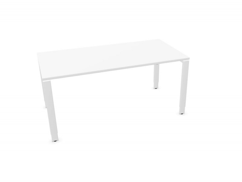Assmann SOLOS bureau hoogte verstelbaar wit 160 x 80 cm 