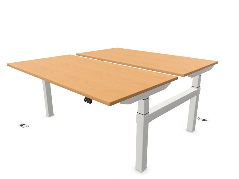 Assmann Tensos Compact Duo-werkplek elektrisch verstelbaar