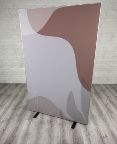 Acoustistof Roomdivider met print 1200 x 1800 mm