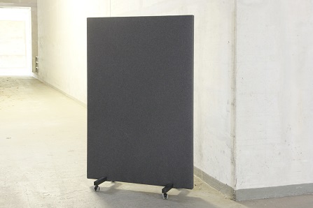B-Move Akoestische scheidingswand verrijdbaar 100 x 160 x 5,8 cm