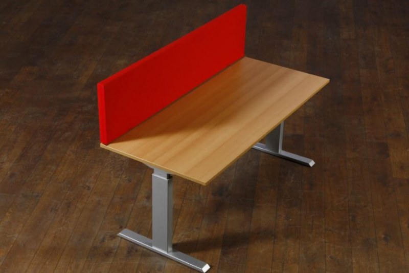 Brakels akoestische desk-up scheidingswand 1200x400 mm