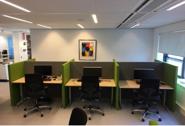 Akoestische scheidingswand B-MoVe HHH-opstelling 1600 mm