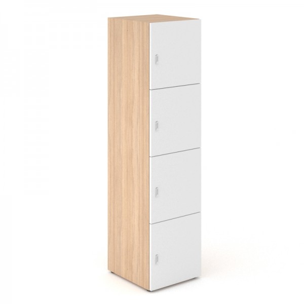 Narbutas Choice lockerkast 4-deurs 450 x 500 x 1800 mm