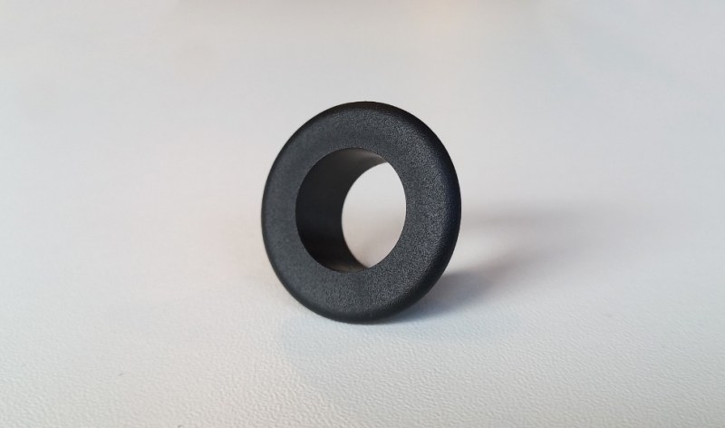 Kabeldoorvoerring kunststof zwart Ø 19 mm 