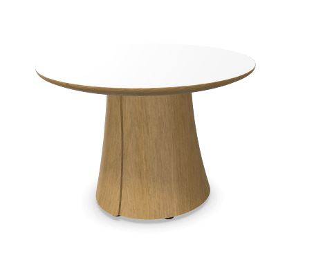 Narbutas Botany bijzet tafel rond Ø 60 cm met houten poot 