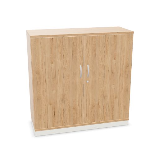 OKA houten draaideurkast 120,3x120x45 cm 