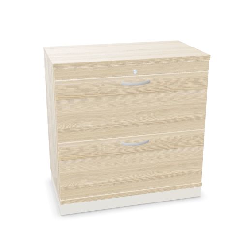 Oka houten hangmappenkast  2 laden 80 breed 