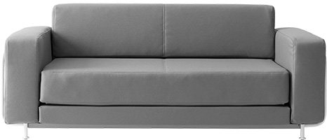 Softline loungebank Silver 