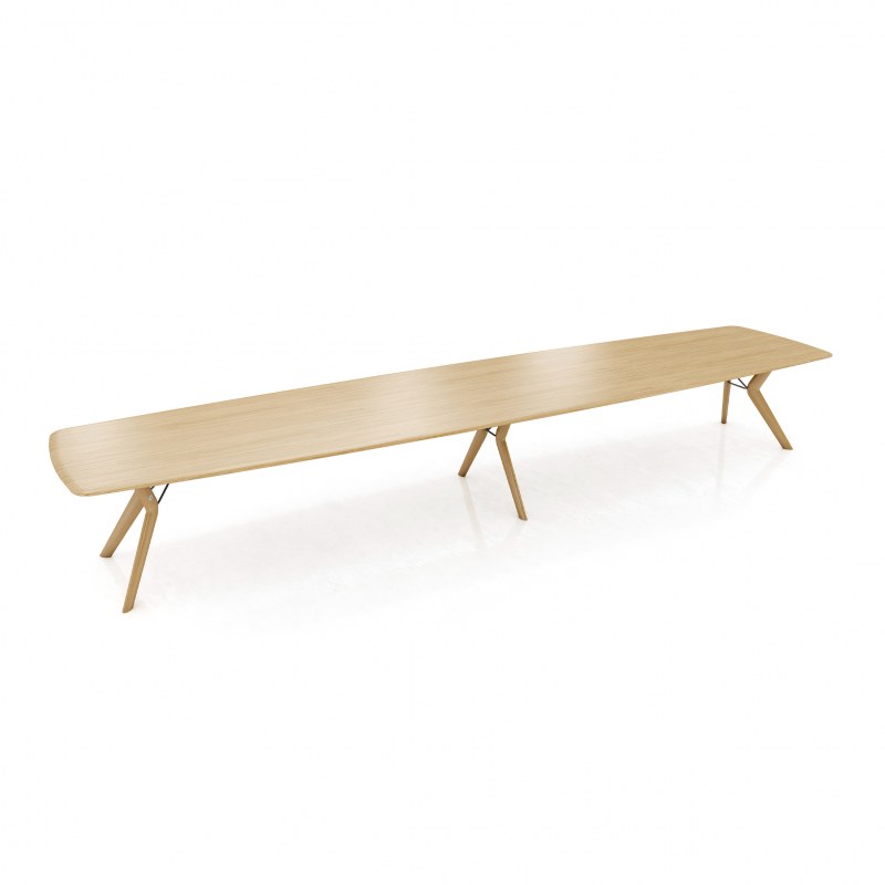 Mobitec Trava T0500 120x380cm vergadertafel