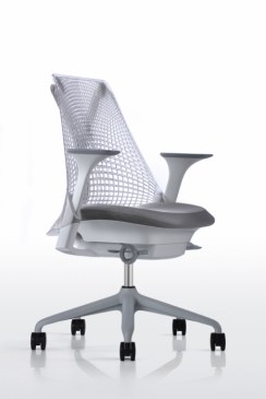 Herman Miller Sayl bureaustoel fog  AS1EA33HA N2 65 BB 63 63 7O081 2