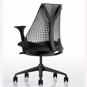 Herman Miller Sayl bureaustoel zwart  AS1EA33HA N2 BK BB BK BK 7O009 2