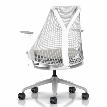 Herman Miller Sayl bureaustoel fog  AS1EA33HA N2 65 BB 63 63 7O081 1