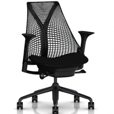 Herman Miller Sayl bureaustoel zwart  AS1EA33HA N2 BK BB BK BK 7O009 0