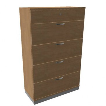 Oka houten hangmappenkast  4 laden 100 breed  SBHAG24 0