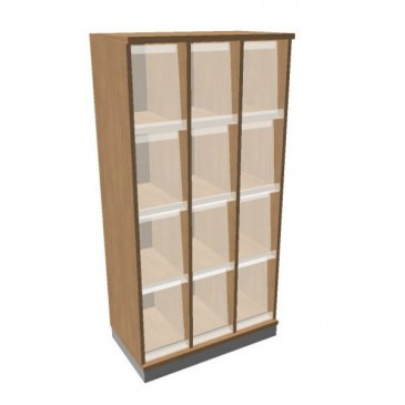 OKA houten documentatiekast 158,7x80x45 cm  SBKAG22 0