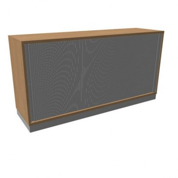 OKA houten jalouziedeurkast 82x160x45 cm  SBOAC30- 0
