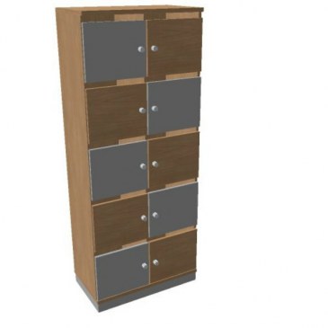 OKA houten lockerkast 10 deurs  SBGCI22 1