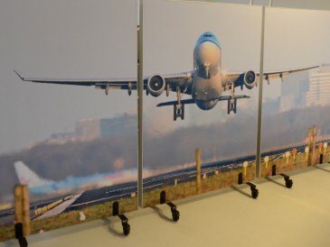 B-move Akoestische wand met print  verrijdbaar  B-MoVe verrijdbare wand met pr 0