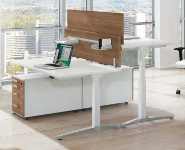 Assmann Canvaro zit-sta bureau elektrisch verstelbaar 160 x 80 cm  STSA1608 1