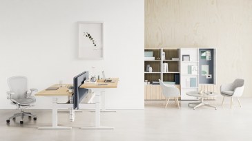 Herman Miller Ratio duo-werkplek elektrisch verstelbaar  RY3XB 0