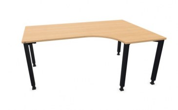 Assmann Montevo hoekbureau rechts 180x120x80/60 cm   STL181206R 0