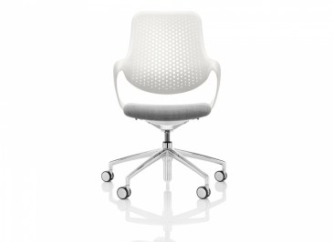 Boss Coza bureaustoel witte rugleuning  COZ/1/W/P5 1