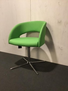 Sesta bijzetstoel draaibaar groen   0