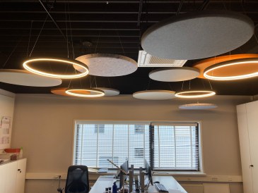 Brakels  Circle akoestisch wandpaneel Ø 1200mm  Circlepanel MoVe 1200 1