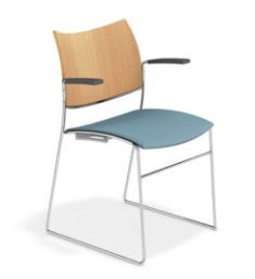 Casala Curvy vergaderstoel met armleggers    5