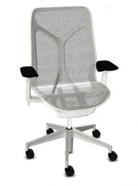 Herman Miller COSM bureaustoel wit  FLC153SFH 98 98 VPR BKS BK 84503@H 98 98 VPR BKS B 0