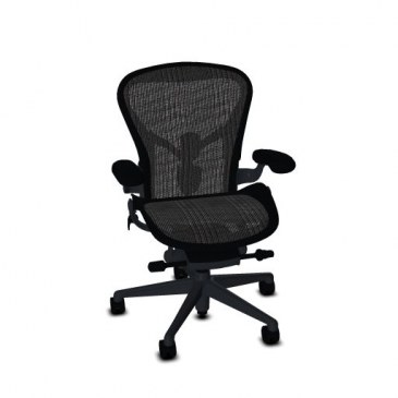 Herman Miller Aeron OBP Onyx bureaustoel  AER1B31 1